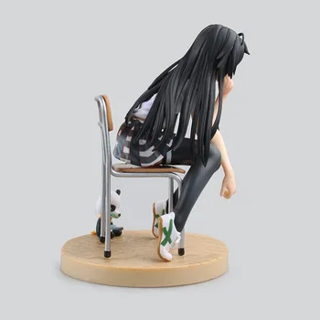 Anime Mano Paauglių Romantiška Komedija He Yukino Yukinoshita PVC Veiksmų Skaičius, Kolekcionuojamos lėlės Modelio žaislas 14cm