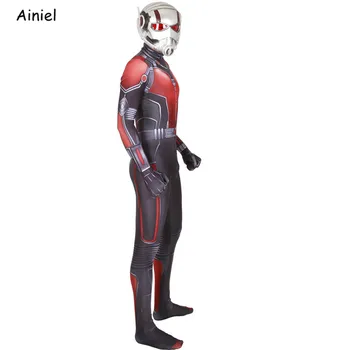 Ant-Žmogus, Scott Edvardas Harris Lang Super Herojai Zentai Bodysuit Kostiumas Jumpsuits Helovyno Cosplay Kostiumai Vyrams, Vaikams