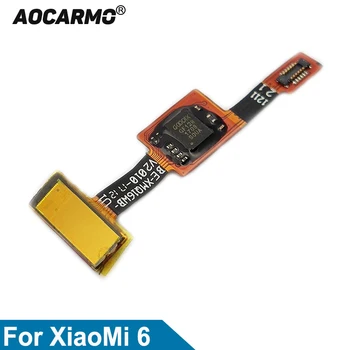 Aocarmo Už XiaoMi 6 mi 6 mi6 Home Mygtuką Touch ID pirštų Atspaudų Jutiklis Flex Kabelis Pakeitimo Dalis