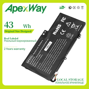 Apexway 43WH NP03XL Laptopo Baterija HP Pavilion X360 13-A010DX TPN-Q146 TPN-Q147 TPN-Q148 HSTNN-LB6L 760944-421 15-U010DX