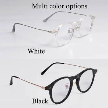 Apvalus rėmo moterims, akinių rėmeliai GM akinius COZMO Trumparegystė akinius moterims, vyrams rėmo Akiniai Skaitymui Paprasto stiklo akiniai