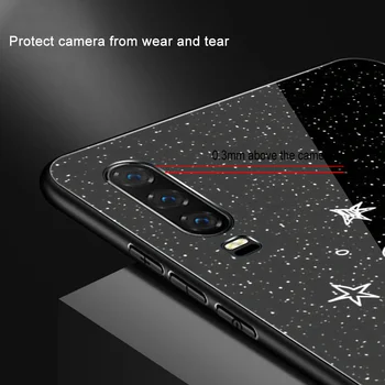 Astronautas Atveju, Huawei 30 P20 P40 Lite Pro P Smart Plus 2019 Garbė 30 20 10 Pro Mate 40 30 20 Lite Pro Stiklo Telefonas Atvejų