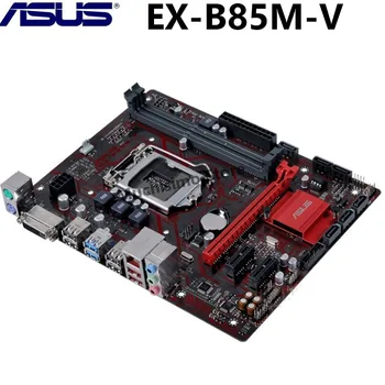 Asus EX-B85M-V Lizdas LGA 1150 Darbalaukio Originalus Plokštė i7 i5, i3 DDR3 SATA3 USB3.0 PCI-E 3.0 Mainboard PC Micro ATX