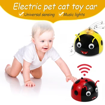 Augintiniai Pažangių Pabėgusi Katė Žaislas Biedronka Automatinė Vaikščioti Interaktyvūs Žaislai Infraraudonųjų Spindulių Jutiklį, Garso Pet Produktų Katės, Šunys, Vaikai