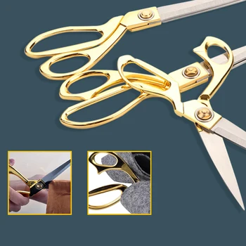Aukso Siuvimo Pritaikyti Poslinkio Siuvimo Supjaustyti Pinking Žirkliniai Odos Amatų Audinio Apmušalai Priemonė Tekstilės Džinsinio Cutter Siuvimo Įrankį