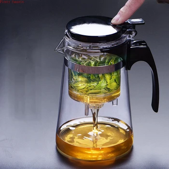 Aukštos kokybės 550/700ML Karščiui Atsparus stiklas, arbatos virduliai puodą kung fu Puer Kavos virdulys Arbatinukas Patogi Biuro rinkinys puodelis filtras