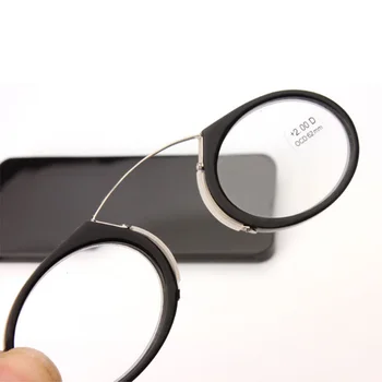 Aukštos kokybės akiniai skaitymui mados TR90 įrašą nosies mini skaitymo akiniai SOS piniginės vyrams ir moterims individualumą skaitymo akiniai