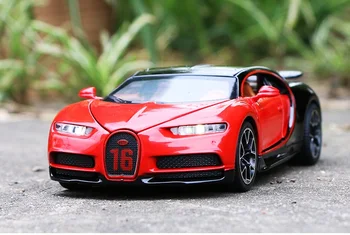 Aukštos Modeliavimas Išskirtinį Diecasts & Žaislinės Transporto priemonės: MINIAUTO Automobilių Stilius Bugatti Chiron Supersport 1:32 Lydinio Diecast Automobilio Modelį