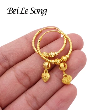 Auskarai moterims ausies žiedai papuošalai earing ratlankiai pircing 24K aukso spalvos auskarai accesories auskarai širdis tabaluoti auskarai
