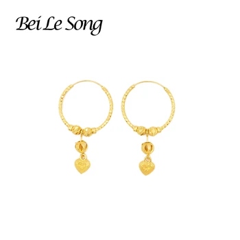Auskarai moterims ausies žiedai papuošalai earing ratlankiai pircing 24K aukso spalvos auskarai accesories auskarai širdis tabaluoti auskarai