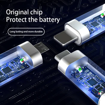 Automatinis Saugojimo Magnetiniame Kabelį, Tipas C Greitai Imti Samsung Nešiojamas Lengva laikyti Magnetas Įkroviklis, Micro USB Magija Virvę Kabelis
