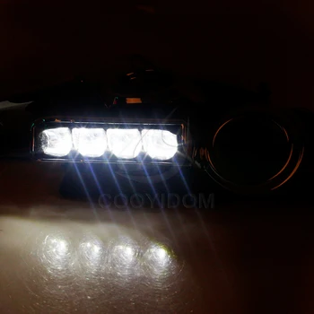 Automobilio LED Dieniniai DRL Žibintas Priešrūkinis Žibintas, Skirtas Audi Ulonas EX 2009 m. 2010 m. 2011 m. 2013 m. m Automobilių Reikmenys Apdaila