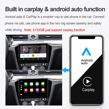 Automobilio Radijas Multimedijos Grotuvo VW Passat, b8-2020 m. 2Din Android 10.0 Autoradio GPS Navigacijos magnetofonas DSP IPS Headunit