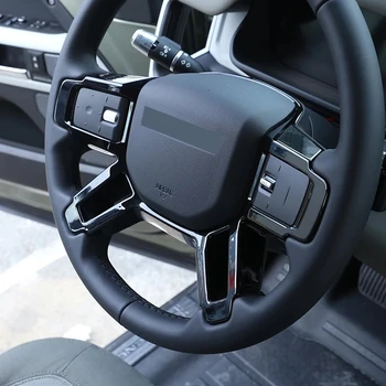 Automobilio Stilius For Land Rover Defender 110 130 2020 ABS Blizgus Juodas Vairas Blizgančiais Apdaila Automobilio Interjero Priedai