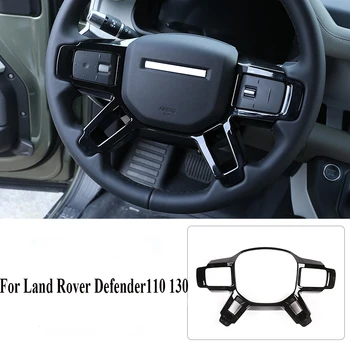 Automobilio Stilius For Land Rover Defender 110 130 2020 ABS Blizgus Juodas Vairas Blizgančiais Apdaila Automobilio Interjero Priedai