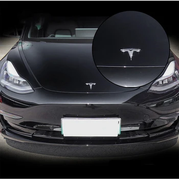 Automobilio Stilius įklija, Tesla Model 3 vairas priekiniai galiniai Kamieno logotipas Logotipas Ženklelis diamond apdailos lipdukai priedai