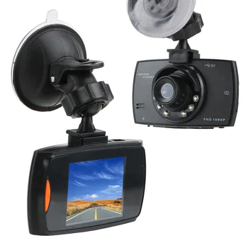 Automobilių DVR Kamera Full HD 1080P 120 Laipsnių Dashcam Vaizdo Registratoriai Automobiliams, Naktinio Matymo G-Sensorius Brūkšnys Cam