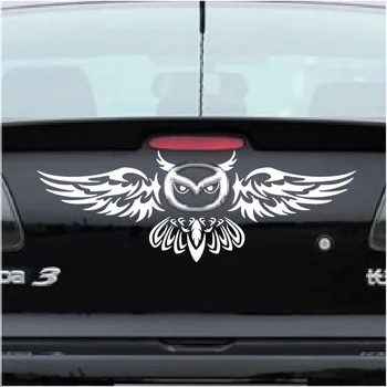 Automobilių Galinis Logotipą, Apdailos Pelėda Optikos Juokinga Automobilio Lipdukas Anbd Decal Mazda 2 3 5 6 CX-3 CX-5 CX-7 MX-3 MX-5 Axela