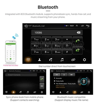 Automobilių GPS radijas Android 9.1, tinka Honda Accord8 2008-2013 m. radijo, navigacijos, multimedijos DVD grotuvas, pilno kontakto unit10.1inch