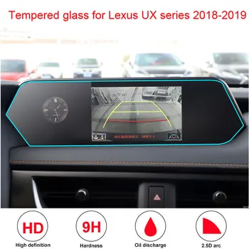 Automobilių Grūdintas Stiklas Ekrano Apsauginės Plėvelės Lipdukas GPS Multimedia LCD Apsaugas 