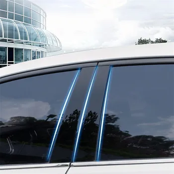 Automobilių optikos Reikmenys veidrodinio Atspindžio Skydelis BC Skiltyje galinis Trikampis dekoratyvinis lipdukas, Skirtas Chevrolet Captiva 2008-2018