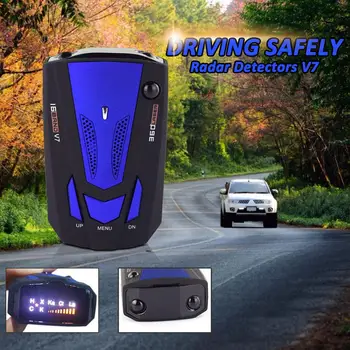 Automobilių Radaro Detektorius Auto 360 Laipsnių Transporto priemonės Greitis Balso Įspėjimo Signalas Įspėjimas, Miesto/Greitkelio Režimas Automobilio Greitis Signalizacijos Sistema, LED Ekranas