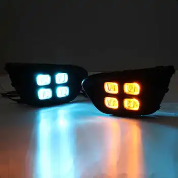 Automobilių Šviesos LED Dienos Lempos Pabrėžti Auto Vairavimo Dieniniai Žibintai DRL Automobilio Reikmenys KIA RIO X-Line KX5 KX kryžiaus 2018