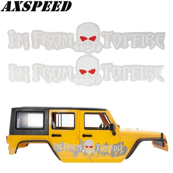 AXSPEED 1Pair RC Automobilių Lipdukai TOPFIRE Logotipą, Lipdukai Ženklai, Uodega galinėje Nuotolinio Valdymo Automobilių Apdailos Dalys