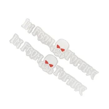 AXSPEED 1Pair RC Automobilių Lipdukai TOPFIRE Logotipą, Lipdukai Ženklai, Uodega galinėje Nuotolinio Valdymo Automobilių Apdailos Dalys