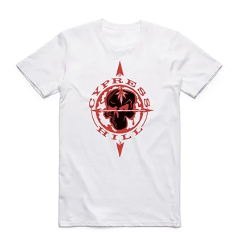 Azijos Dydis Vyrų Ir Moterų Spausdinimo Cypress Hill Muzikos kapela T-shirt Vasaros Atsitiktinis O-Kaklo trumpomis Rankovėmis Marškinėlius HCP4232
