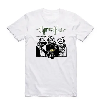Azijos Dydis Vyrų Ir Moterų Spausdinimo Cypress Hill Muzikos kapela T-shirt Vasaros Atsitiktinis O-Kaklo trumpomis Rankovėmis Marškinėlius HCP4232