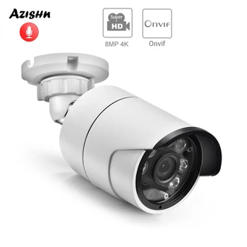 AZISHN H. 265+ Audio IP Kameros 4K 8MP 1/2.7