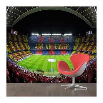 Bacaz Barselonos Futbolo Sporto Srityje, Sienų Dekoras, Futbolas Tapetai, Freskos, skirtos Sienų Lipduko 3d Freskomis Sienos popieriaus 3d sienų dangos