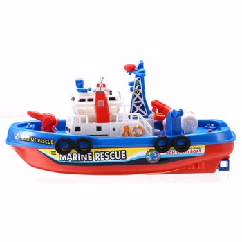 Bamblys Kūdikių Vonios Žaislas Gelbėjimo Valtis Squirts + Važiuoja Į Vandens Laiko Squirting Laivo Berniukai Dovana Mayitr