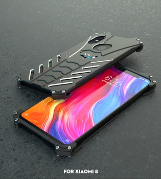 Batman Serijos Prabanga Aliuminio Metalo Atvejais Xiaomi 8 SE Mobilųjį Telefoną Padengti Metalą Atveju Xiaomi Mi 8 