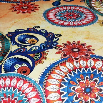 BeddingOutlet Kaleidoscope paklodės Bohemijos Butas Lapas Mandala Gėlės Patalynė Raudona Žalia Mėlyna Etninės Lovatiesės Karalienė 1pc
