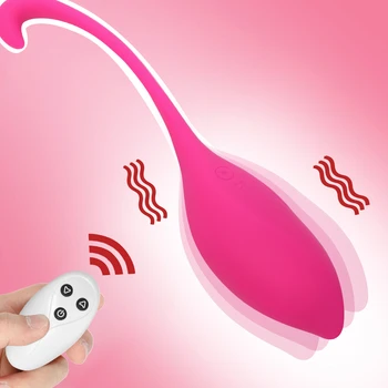 Belaidis Nuotolinio Valdymo Vibracija Kulka Kiaušiniai, Vibratorius, Sekso Žaislas, skirtas Moters USB Įkrovimo Klitorio Stimuliatorius Makšties Masažo Kamuolys