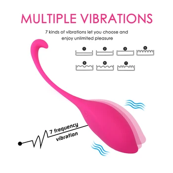 Belaidis Nuotolinio Valdymo Vibracija Kulka Kiaušiniai, Vibratorius, Sekso Žaislas, skirtas Moters USB Įkrovimo Klitorio Stimuliatorius Makšties Masažo Kamuolys