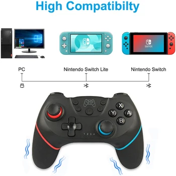 Belaidžio Kreiptuką NS Jungiklis Pro Controller Switch Nuotolinio Gamepad RegeMoudal Belaidžio ryšio Valdiklis, skirtas 