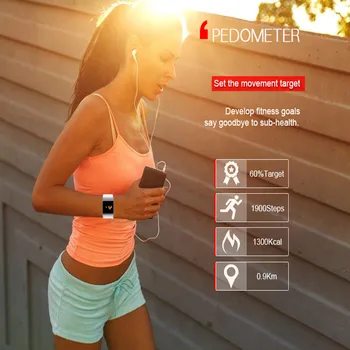 Beseneur X9 Pro Smart Apyrankę IP67 atsparus Vandeniui Apyrankę Širdies ritmo Monitorius Fitness Tracker Juosta Sporto Smartband 