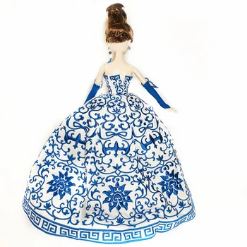 BJD Doll 30cm Originalus Merginos Princesė Lėlės 10 Sąnarių Senovės Cheongsam Stiliaus Suknelė Lėlės Graži Mergina Kalėdų Dovana