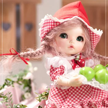 BJD Doll Pukifee Ante 1/8 Cute Mados Dervos Gamtos Kelia Žaislai Mergaitėms Žaislas Mergina Mini Baby Sujungta Lėlės FL
