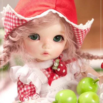 BJD Doll Pukifee Ante 1/8 Cute Mados Dervos Gamtos Kelia Žaislai Mergaitėms Žaislas Mergina Mini Baby Sujungta Lėlės FL
