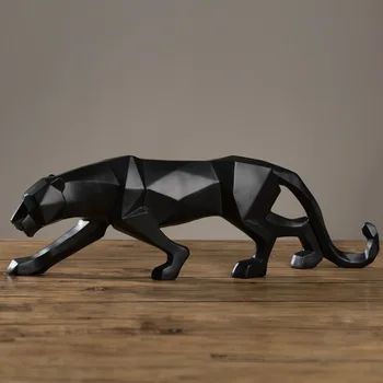 Black Panther Statula Leopard 