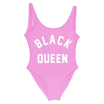 BLACK QUEEN maudymosi kostiumas moterims Plaukimo Kostiumas Mergaitėms vientisi maudymosi kostiumėlį, Bodysuit plaukti kostiumas fitneso plius dydis Paplūdimio Kostiumas