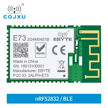 Bluetooth 5.0 nRF52832 EBYTE 2.4 Ghz E73-2G4M04S1B IPEX MIKROSCHEMOS, Antenos Di UHF Belaidis siųstuvas-imtuvas Ws 5.0 RF Siųstuvas Imtuvas