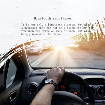 Bluetooth 5.0 Smart Bluetooth Akiniai Balso Skambučio belaide Garso Anti-Mėlyna Šviesa, Akiniai nuo saulės, automobilio lauko hands-free akiniai