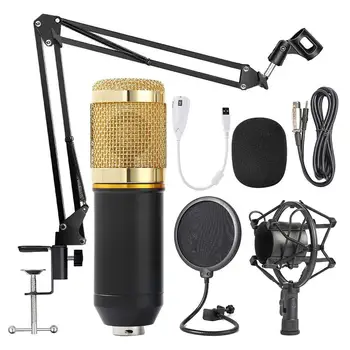 BM 800 Karaoke Mikrofonas BM800 Studija Kondensatoriaus Mikrofon Mic Bm-800, KTV Radijo Braodcasting Dainavimo Įrašymo Kompiuteris