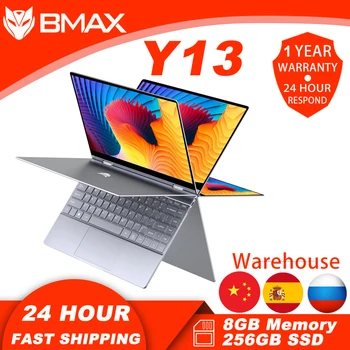 BMAX Y13 Nešiojamojo Kompiuterio, 13.3 Colių, 8 GB RAM ir 256 GB SSD Intel N4120 Nešiojamieji kompiuteriai, Window 10 1920×1020 Ekranas su Blutooth Wifi
