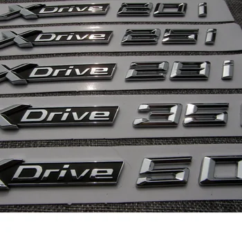 BMW XDrive 20i 25i 28i 30i 35i 38i 40i 45i 50i Emblemų XDrive20i XDrive25i XDrive28i XDrive30i XDrive35i XDrive40i XDrive50i